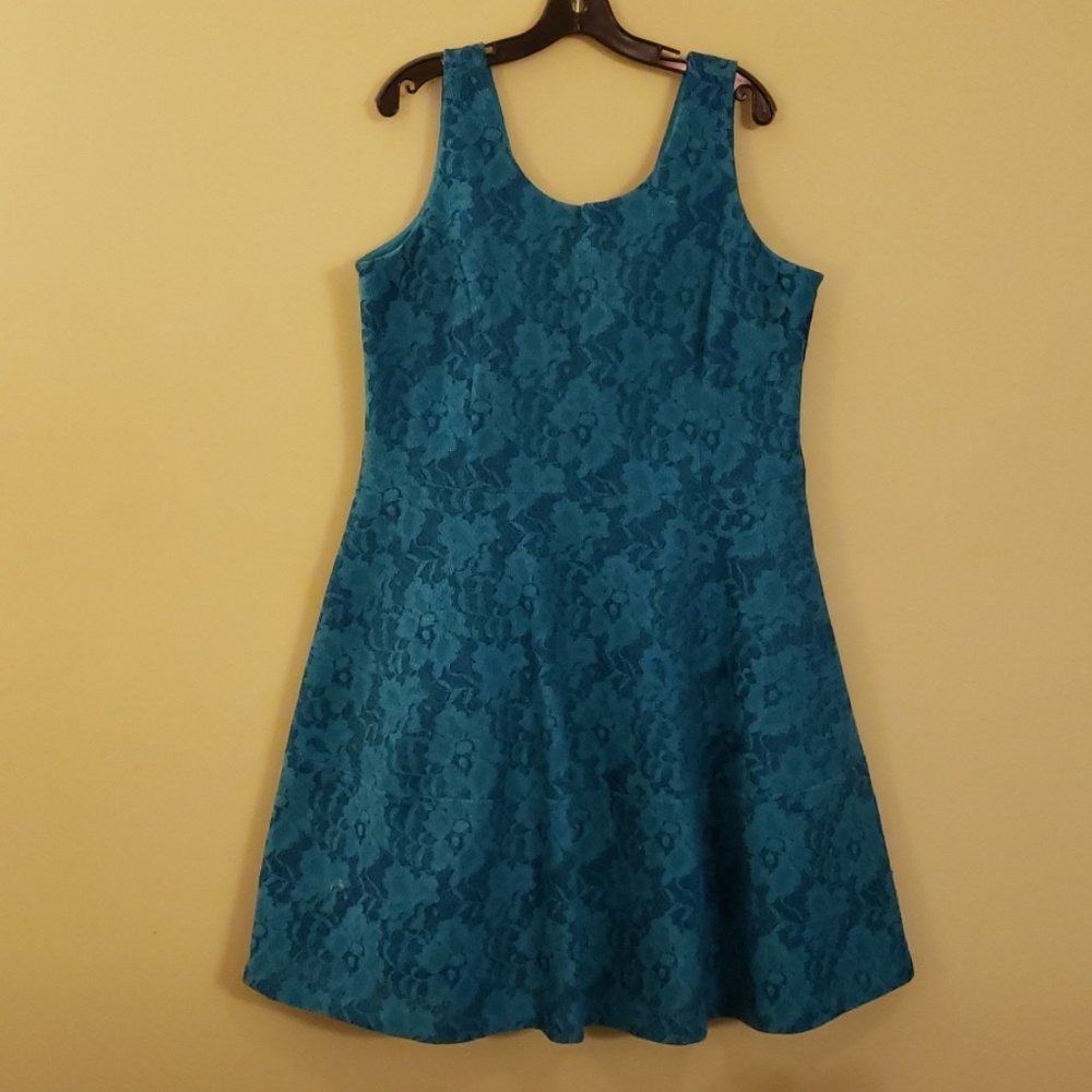 Calvin Klein Blue Sleeveless Dress